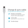 At&T 4-Foot PVC Charge and Sync Lightning Cable (White) PVLC1-WHT